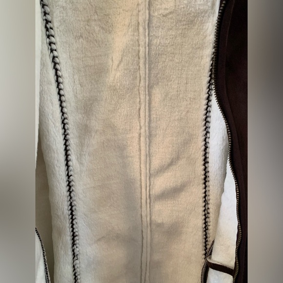 Marvin Richard’s Chocolate Brown Faux Suede Coat Size M - Picture 3 of 4